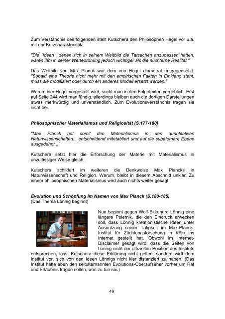 Rezension Dr. Gieffers zum Buch "Streitpunkt ... - Drei Linden Film