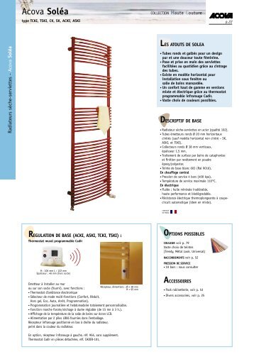 Acova Soléa - E-electrique