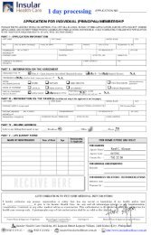 application form for principal express.pdf - Insular life Health care