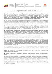 concurso abierto nº ca-fon-001-2012 - Ministerio del Poder Popular ...