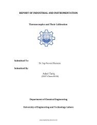 Report of Industrial and Instrumentation - the engineering resource