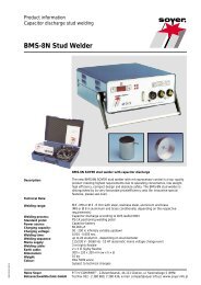 BMS-8N Stud Welder - Soyer