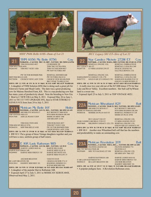 Download Catalog - BILL PELTON Livestock, LLC