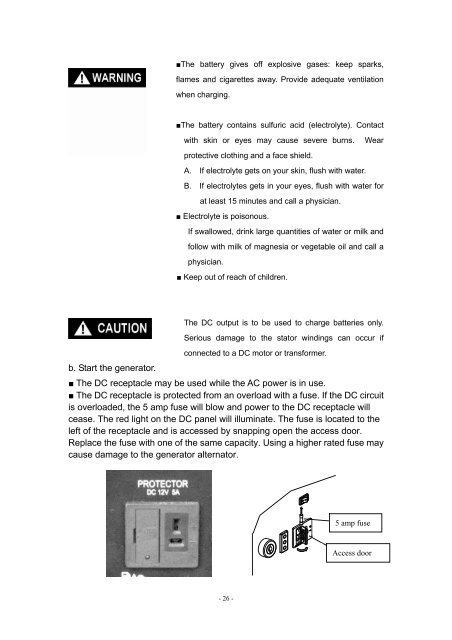 Owner's Manual - Kipor Power Systems