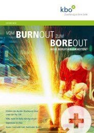 VOM BURNOUTZUM BOREOUT - Kliniken des Bezirks Oberbayern