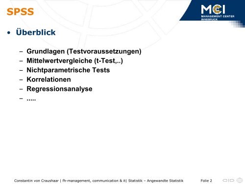 SPSS - Statistik