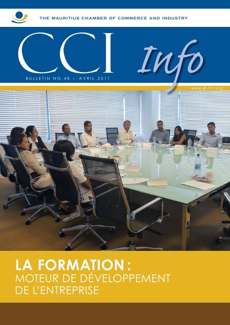 LA FORMATION : - The Mauritius Chamber of Commerce and Industry