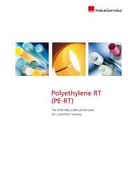 Polyethylene RT (PE-RT) - HakaGerodur AG