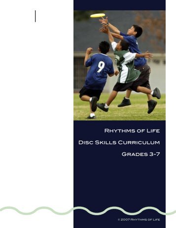Rhythms of Life Disc Skills Curriculum Grades 3-7 - USA Ultimate