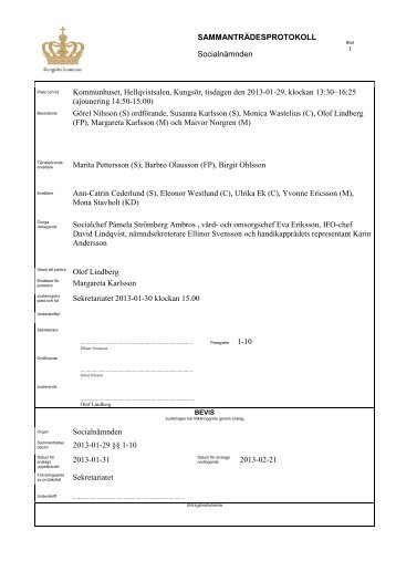 SN protokoll 2013-01-29.pdf - KungsÃ¶rs kommun