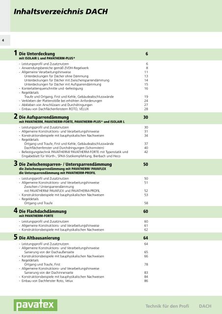 Die Unterdeckung -  Pavatex