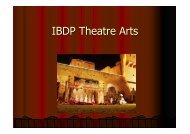 Download IB Theatre Arts Powerpoint (.pdf) - Sites