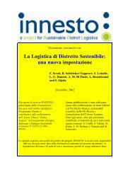 La Logistica di Distretto Sostenibile: una nuova impostazione