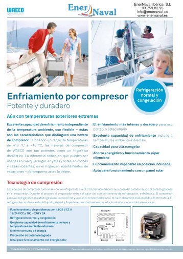 Refrigeración por compresor - EnerNaval Ibérica, SL