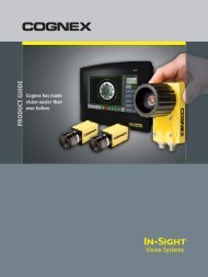 Cognex Insight Vision Sensor Products - Cincinnati Automation