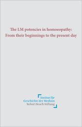 The LM potencies in homoeopathy: From their beginnings to the ...