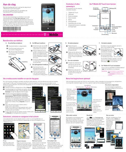 Download de handleiding - Toestelhulp - T-Mobile