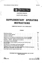 SUPPLEMENTARY OPERATING INSTRUCTIONS - Limit Of Shunt
