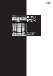 KTC-3 KTC-4 - DORMA International