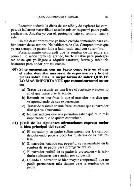 Leer, Comprender y Pensar - Sector Lenguaje y Comunicación