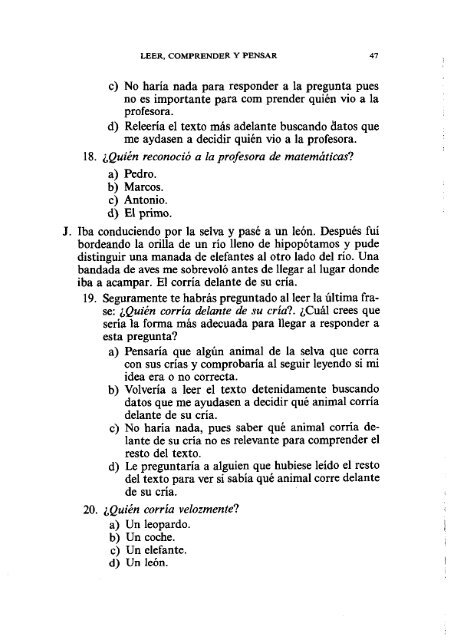 Leer, Comprender y Pensar - Sector Lenguaje y Comunicación