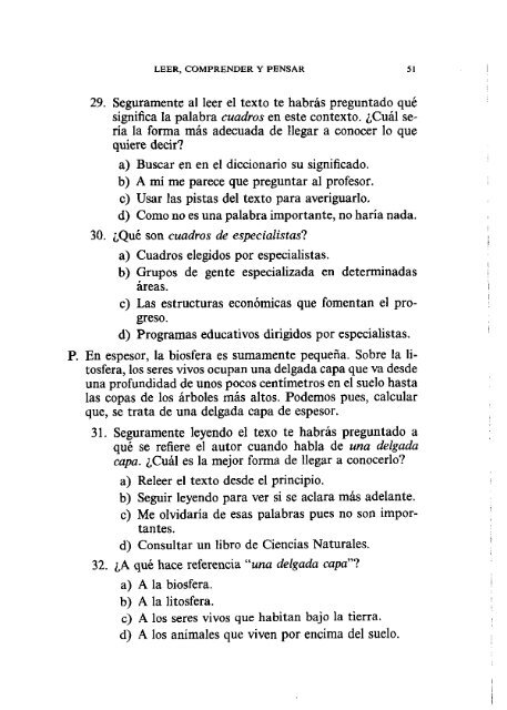 Leer, Comprender y Pensar - Sector Lenguaje y Comunicación