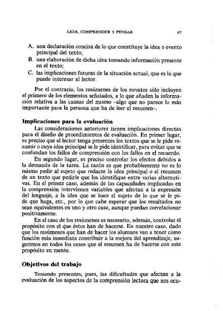 Leer, Comprender y Pensar - Sector Lenguaje y Comunicación