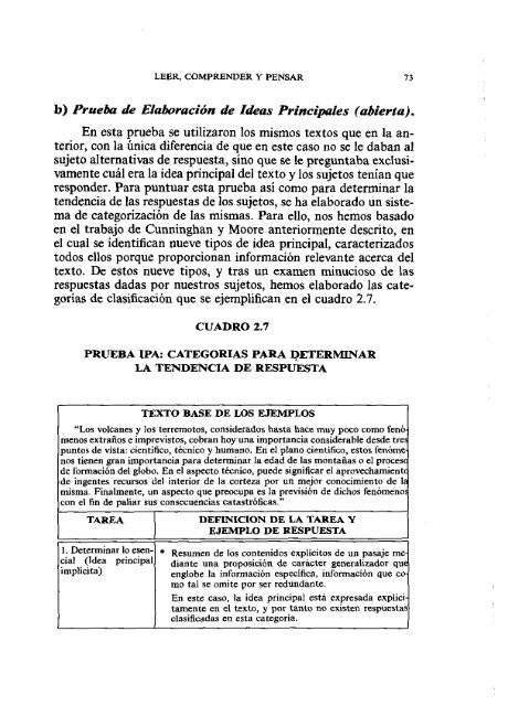 Leer, Comprender y Pensar - Sector Lenguaje y Comunicación