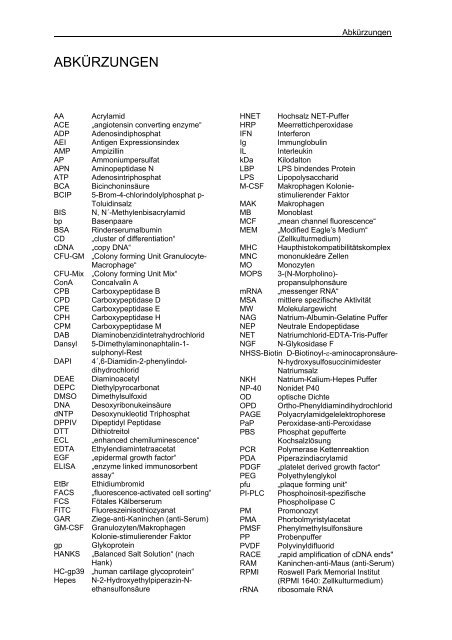 Klonierung und Charakterisierung von reifungsassoziierten ...