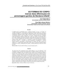 As Formas do Corpo: marcas da(s) - CurrÃ­culo sem Fronteiras