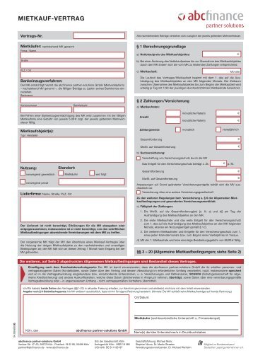 Mietkauf-Vertrag-Download (pdf) - Gastro Mercado sl