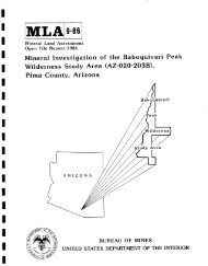 MLA 9-86 - State of Arizona Department of Mines and Mineral ...