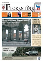 Florentine beauties get face-lift - The Florentine