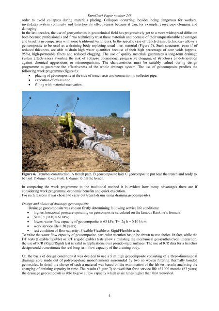 The Stabilization of a Landslide Using Trench Drains ... - Harpo spa