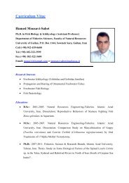 Curriculum Vitae Hamed Mousavi-Sabet