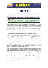 Informes - Revista Ecosistemas