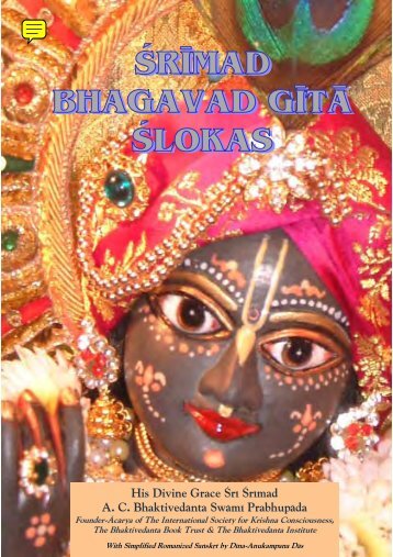 Srimad Bhagavad-Gita Slokas - For Daily Recitation - Simplified ...