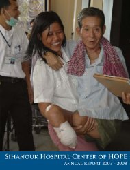 Keep Annual Report 2009.indd - Sihanouk Hospital Center of HOPE