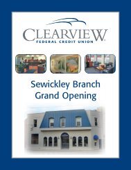 Sewickley Branch Grand Opening - Clearview Federal Credit Union