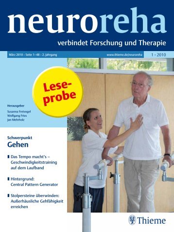 Gehen und Fallangst - THERA-Trainer