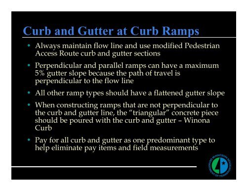 Curb Ramp Basics