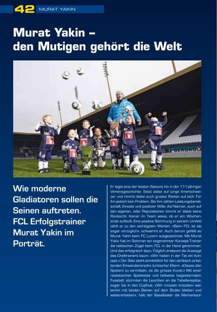 Das PFINGST MASTERS MAG als pdf-File - FC Luzern