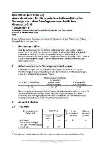 BGI 504-36 (ZH 1/600.36) - beim Carl Heymanns Verlag