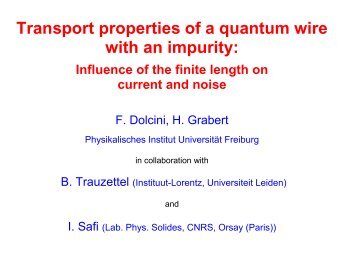 Transport properties of a quantum wire with an impurity: