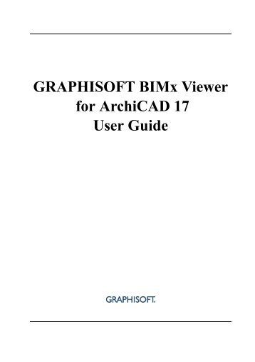 BIMx Viewer User Guide - Graphisoft