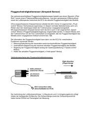 Fluggeschwindigkeitsmesser (Airspeed-Sensor) - JetCat