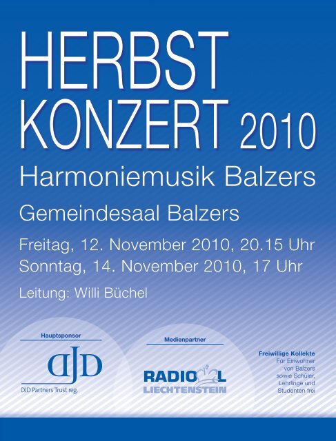 Bolero - Harmoniemusik Balzers