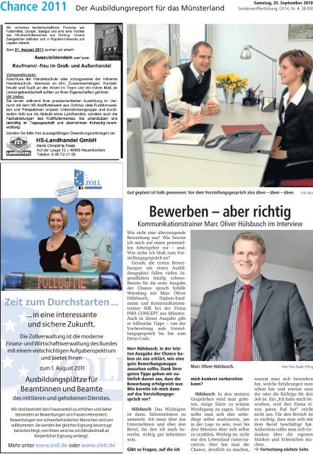 Chance 2011 - Münstersche Zeitung