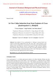 In Vitro Callus Induction from Stem Explants of Cissus ...