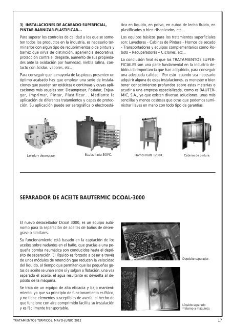 la revista de los profesionales de los tratamientos ... - Metalspain